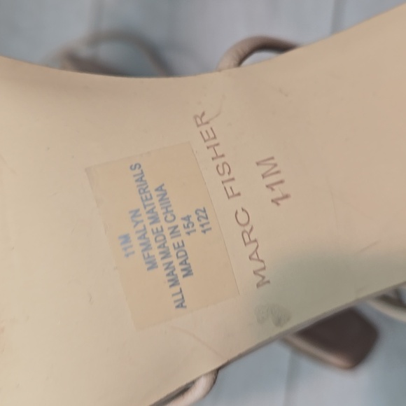 Marck Fisher Women Malyn Square Toe Heels Lace Up Shoes Sandals Sz 11M - Picture 12 of 12